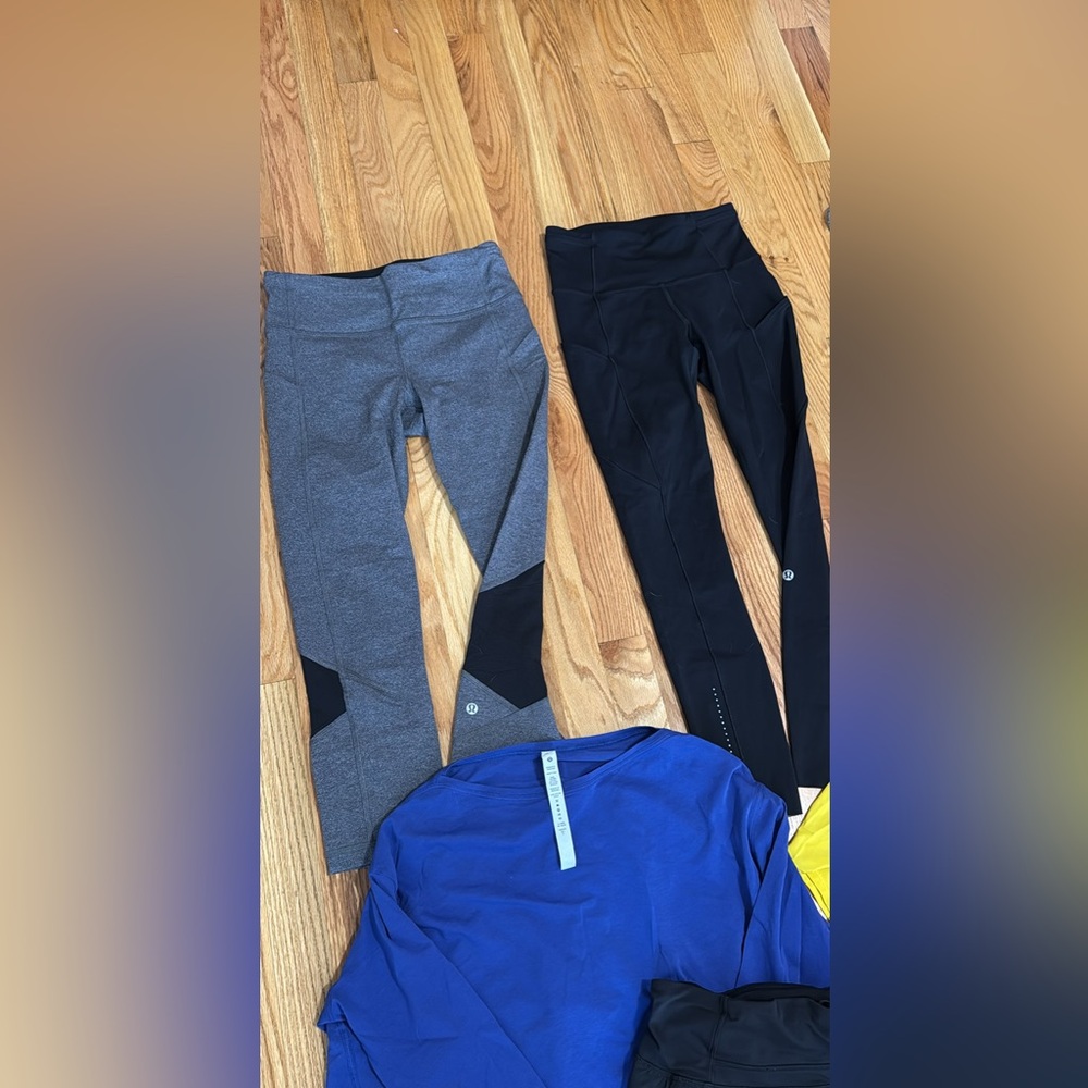 LULULEMON ATHLETA bundle size XS/Small, leggings shorts tanks sports bra shirts - Picture 3 of 11